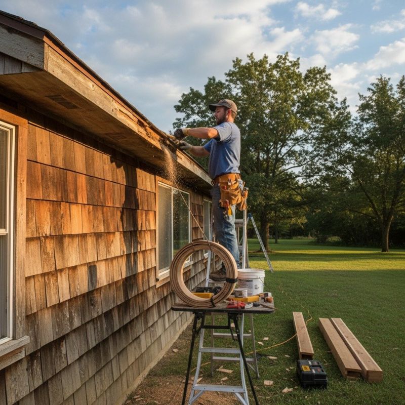 Wood Gutter Repair detail