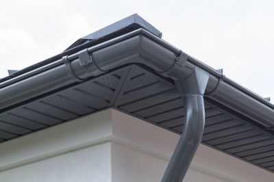 Gutter System on a Multi-Story Building